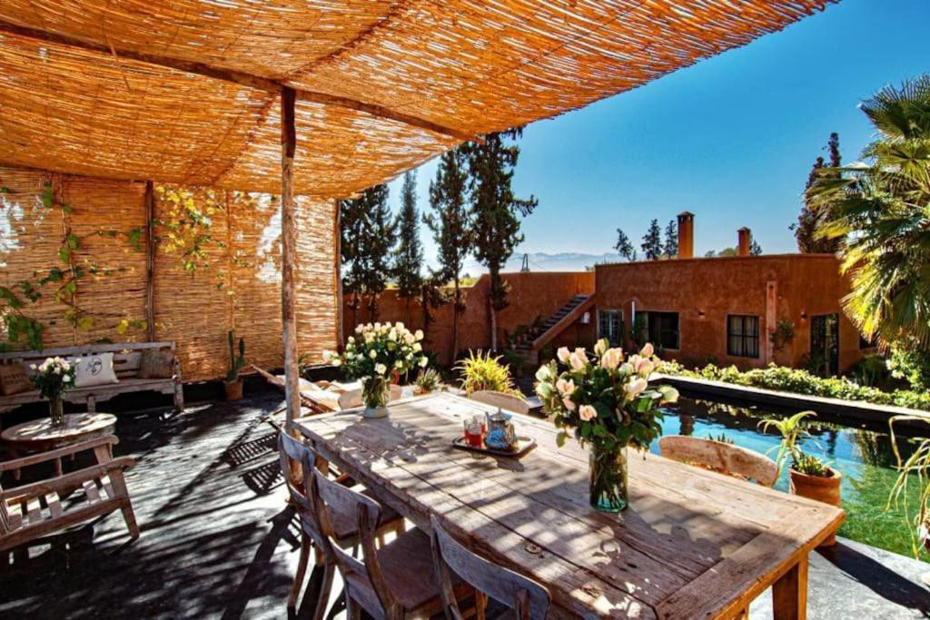 Aux Portes De Marrakech Villa Arts & Deco Avec Piscine 마라케시 외부 사진