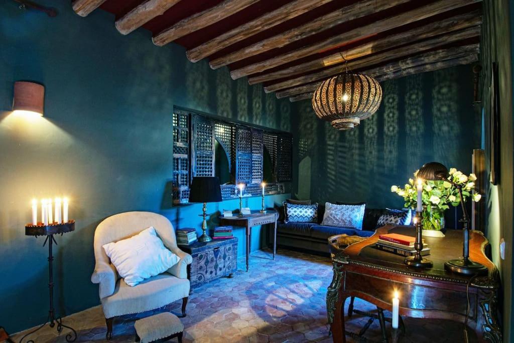 Aux Portes De Marrakech Villa Arts & Deco Avec Piscine 마라케시 외부 사진