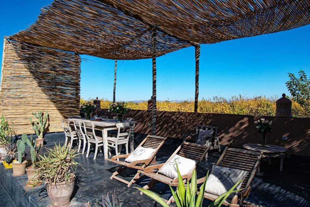 Aux Portes De Marrakech Villa Arts & Deco Avec Piscine 마라케시 외부 사진